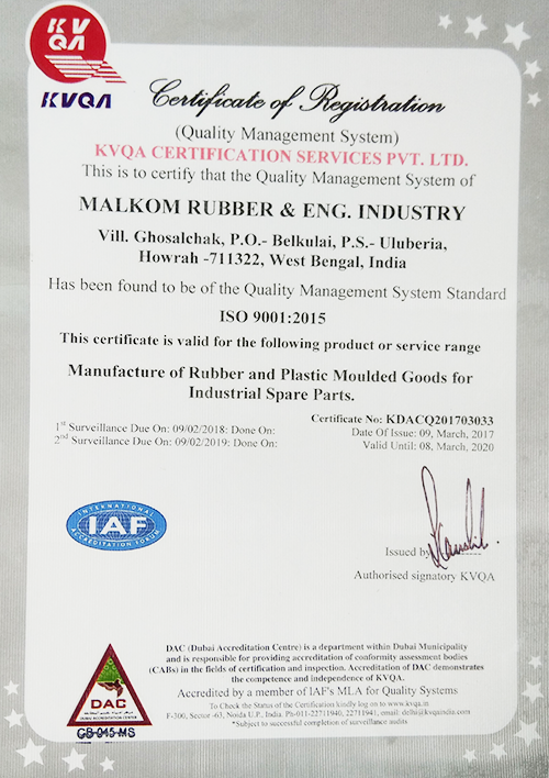 Top Industrial Rubber Products Manufacturer in Kolkata